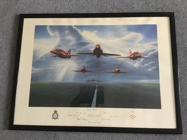 Preview of the first image of For Sale - Red Arrows 2000th display print.