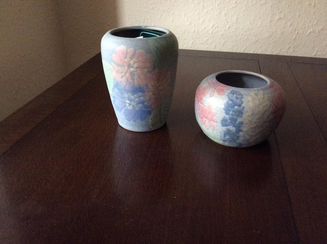Preview of the first image of Two Pearsons Pottery small vases..