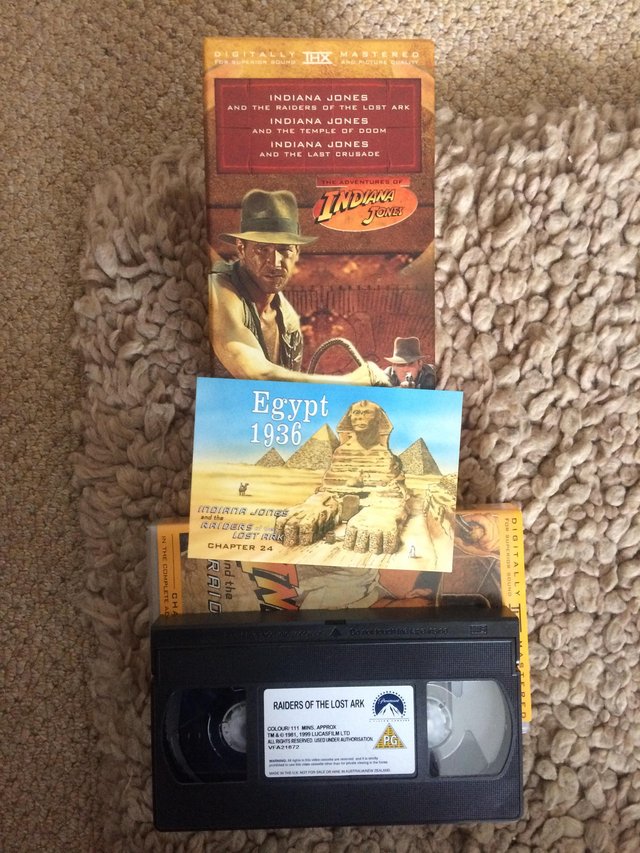 Image 3 of Indiana Jones VHS!!!!!!!!!!!!!!