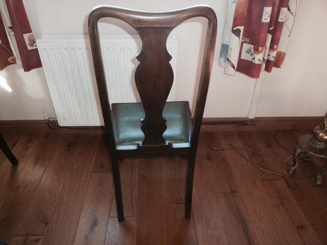 Preview of the first image of Queen Anne style dining chairs.