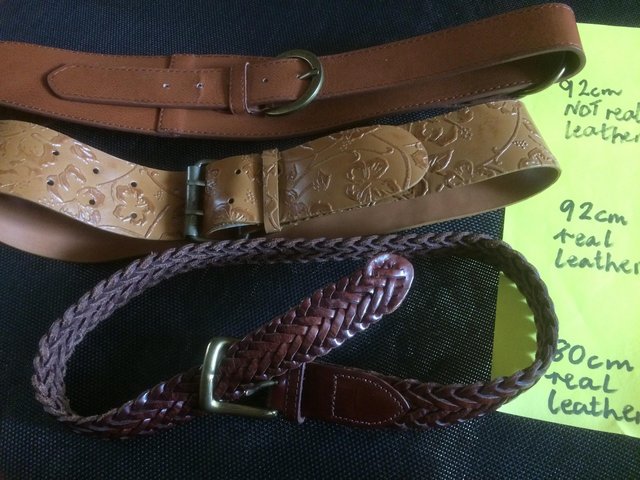 Preview of the first image of Three Fabulous Brown Belts (Ladies).