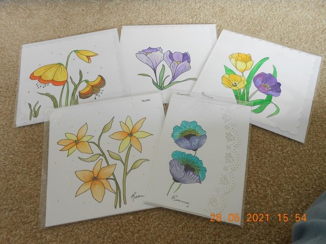 Image 2 of Hand painted cards