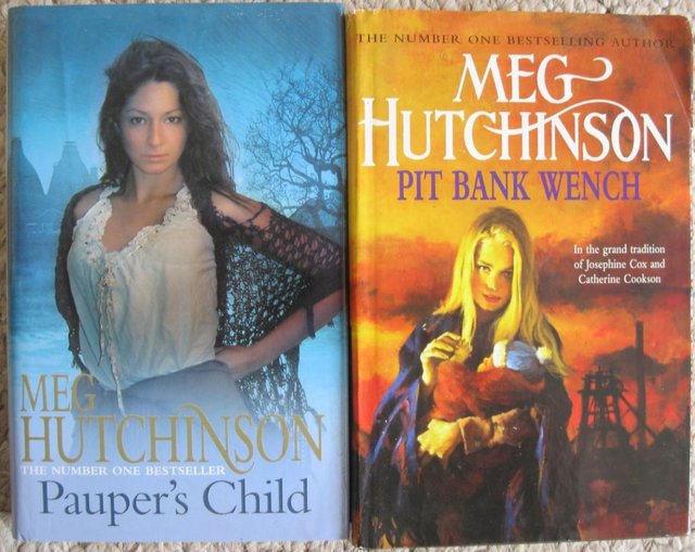 Preview of the first image of Meg Hutchinson hardback and paperback books.
