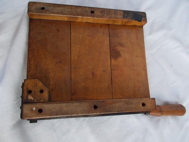 Image 5 of Old Antique Oak Guillotine 1900s