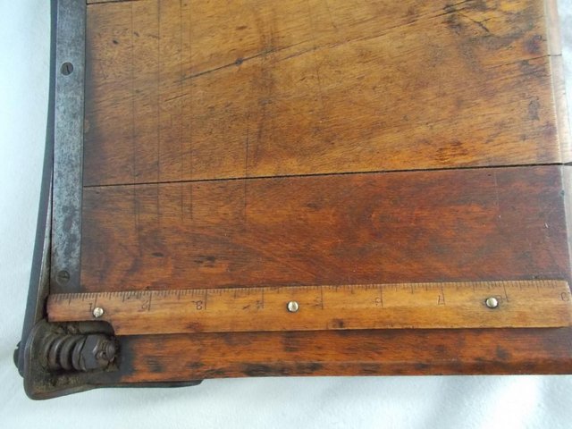 Image 6 of Old Antique Oak Guillotine 1900s