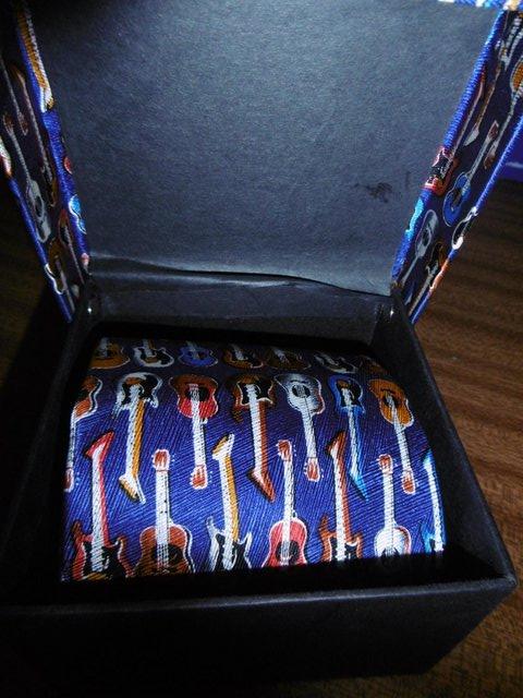 Preview of the first image of Brand new Silk tie in gift box.