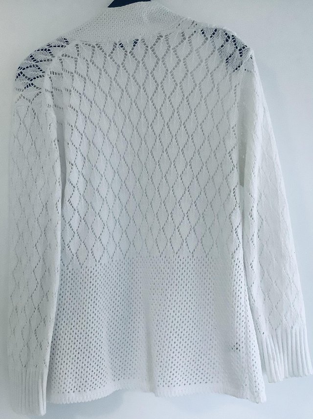 Image 2 of Pure & Natural White Cardigan