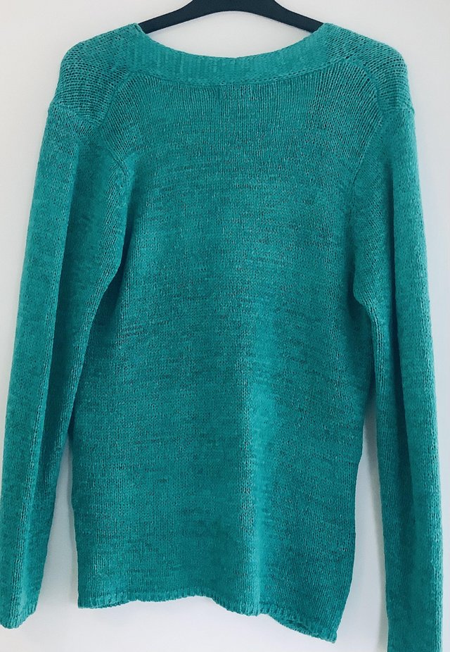 Image 2 of //text Green Cardigan
