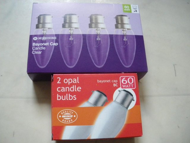 Preview of the first image of 6 x BC22 60watt Light Bulbs - New & Unused.