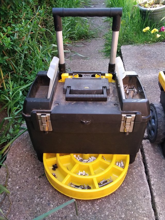 Preview of the first image of Stanley tool trolley pull along.