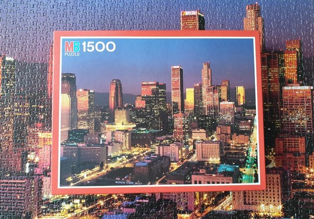 Preview of the first image of 1500 piece JIGSAW by MB PUZZLES called LOS ANGELES from CITY.