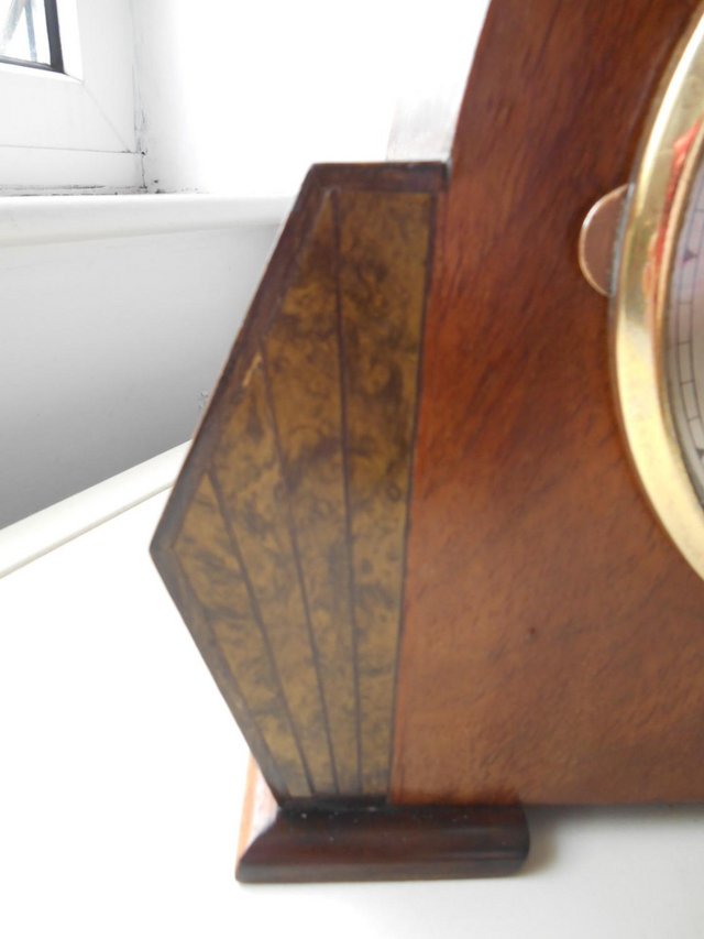 Image 2 of Art Deco Westminster chiming mantle clock