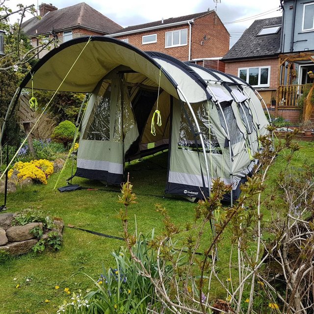 Image 4 of Outwell BearLake4 tunnel tent + Extension Unit+ Xtras