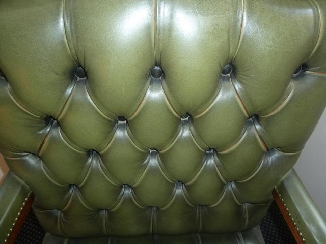 Preview of the first image of Gainsborough Leather Chair rarely used.