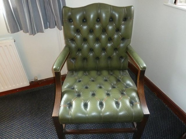 Image 2 of Gainsborough Leather Chair rarely used