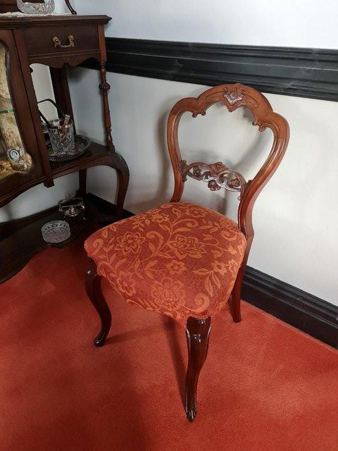 Preview of the first image of Victorian Balloonback Chairs (4).