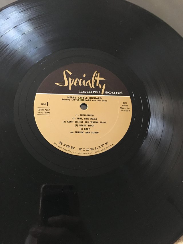 Preview of the first image of Here’Little Richard" LP- SPECIALTY SP 2100 - Original  mono.