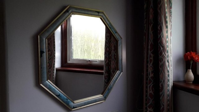 Image 2 of Wall Mirror 52cm diameter - Hexagonal