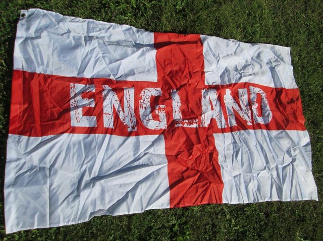 Image 2 of England/Euros Flags, Pint glasses etc