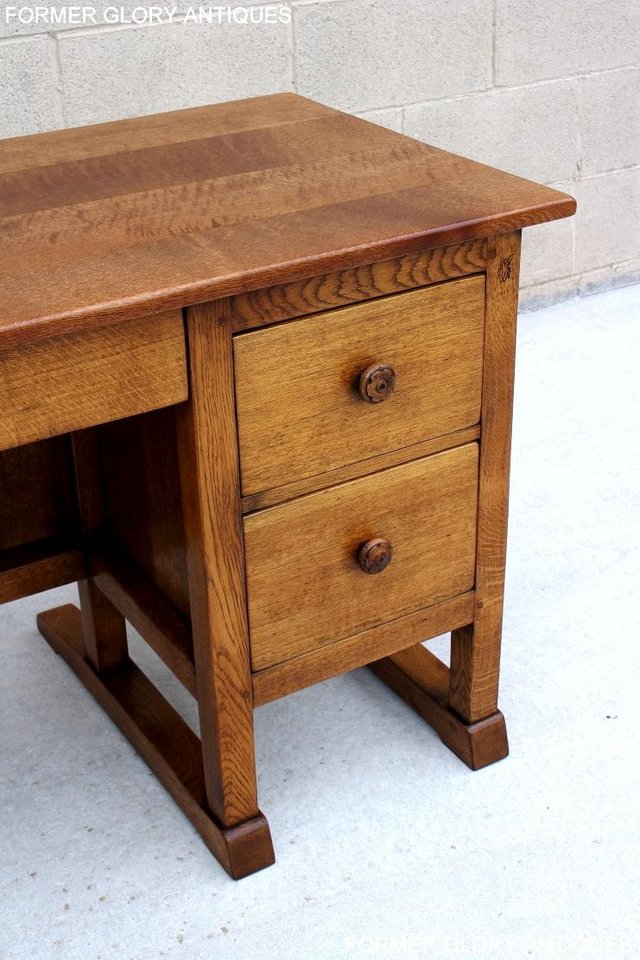 Image 7 of A RUPERT NIGEL GRIFFITHS OAK WRITING DESK TABLE LAPTOP STAND