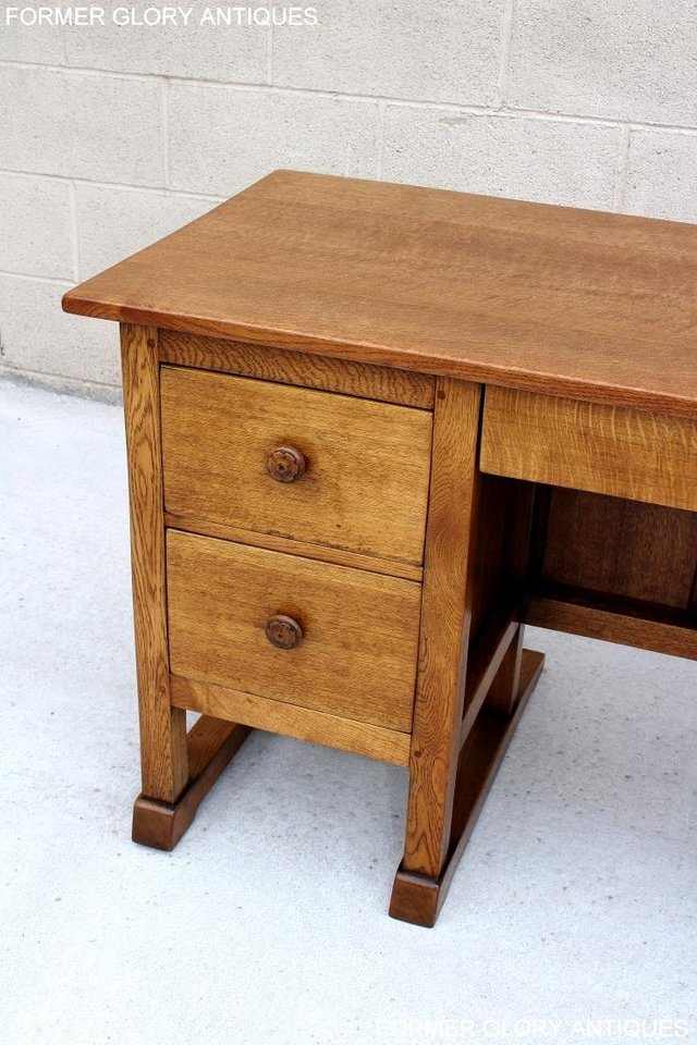 Image 11 of A RUPERT NIGEL GRIFFITHS OAK WRITING DESK TABLE LAPTOP STAND