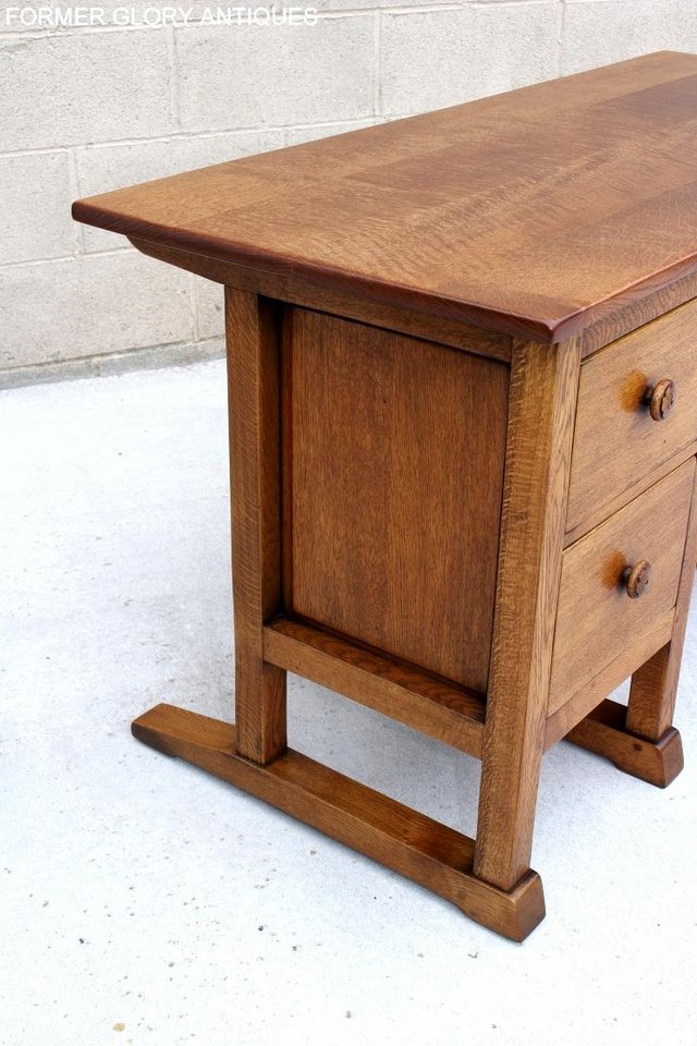 Image 15 of A RUPERT NIGEL GRIFFITHS OAK WRITING DESK TABLE LAPTOP STAND