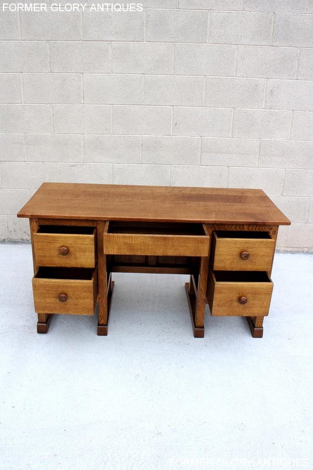 Image 16 of A RUPERT NIGEL GRIFFITHS OAK WRITING DESK TABLE LAPTOP STAND