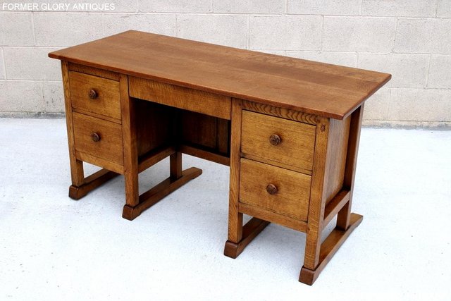 Image 21 of A RUPERT NIGEL GRIFFITHS OAK WRITING DESK TABLE LAPTOP STAND