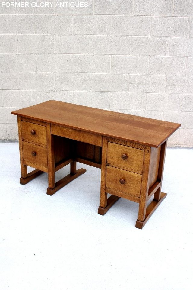 Image 24 of A RUPERT NIGEL GRIFFITHS OAK WRITING DESK TABLE LAPTOP STAND