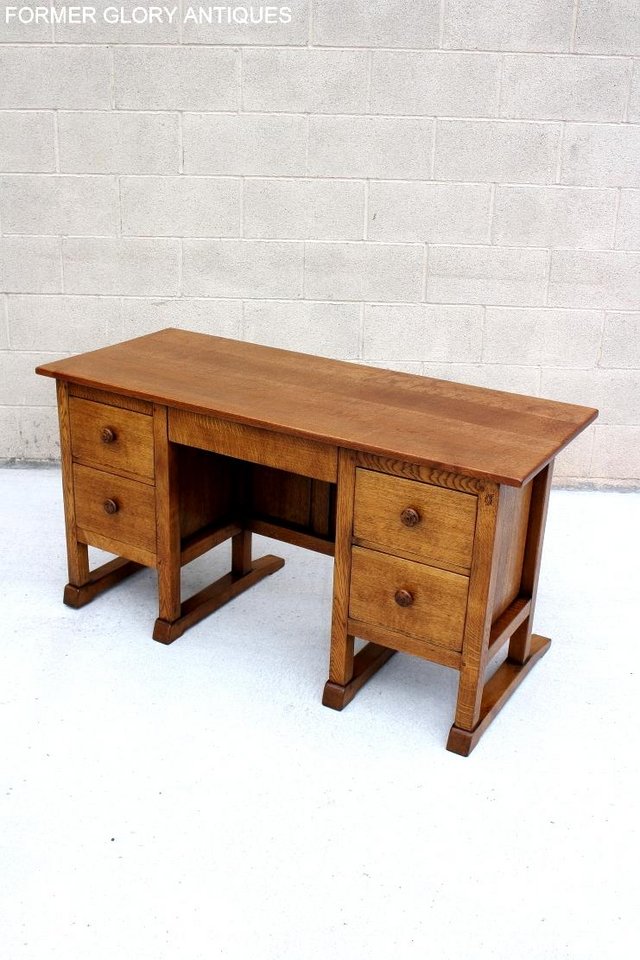Image 40 of A RUPERT NIGEL GRIFFITHS OAK WRITING DESK TABLE LAPTOP STAND