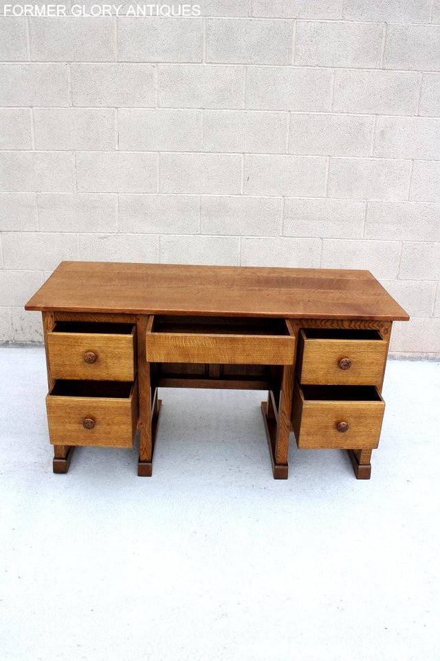 Image 56 of A RUPERT NIGEL GRIFFITHS OAK WRITING DESK TABLE LAPTOP STAND
