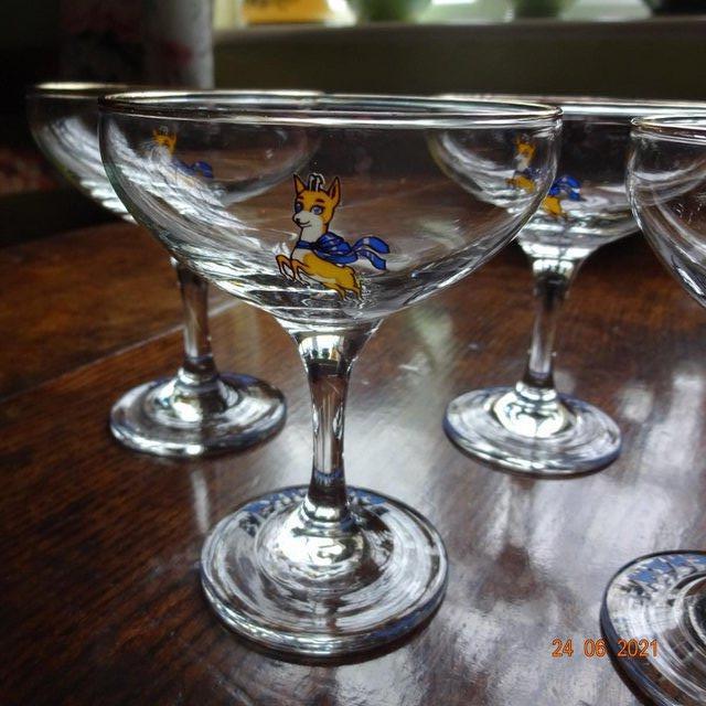 Preview of the first image of Vintage Babycham Glasses.
