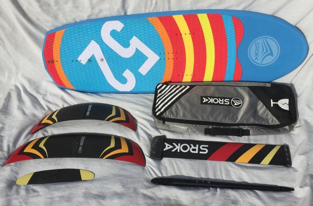 Preview of the first image of Surf Foil Setup - Carbon Board and Foil.