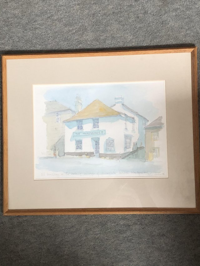 Preview of the first image of Rare watercolour from renowned Cornish painter John Miller.