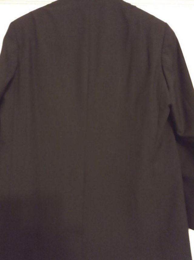 Image 3 of Marks & Spencers Black Jacket 42" chest,medium length.IMMACU