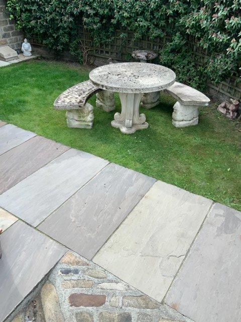 Preview of the first image of Limestone Garden Table.