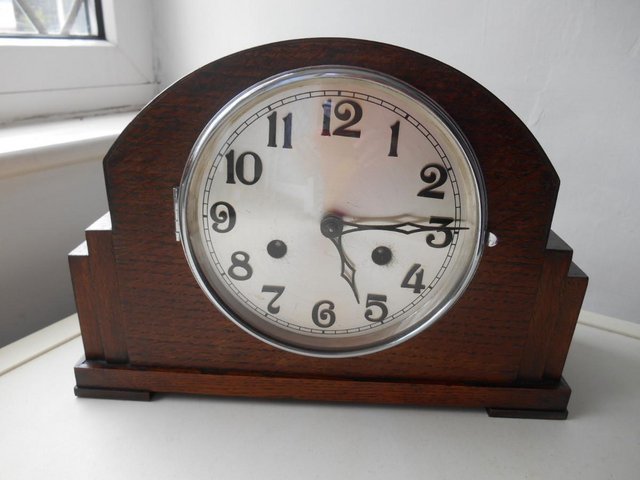 Preview of the first image of Haller striking mantle clock.