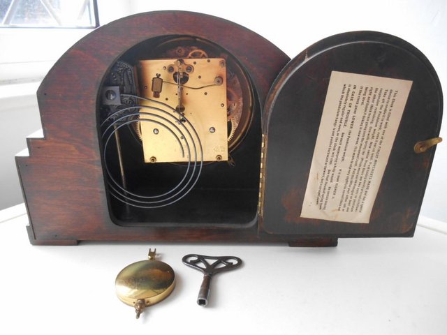 Image 3 of Haller striking mantle clock