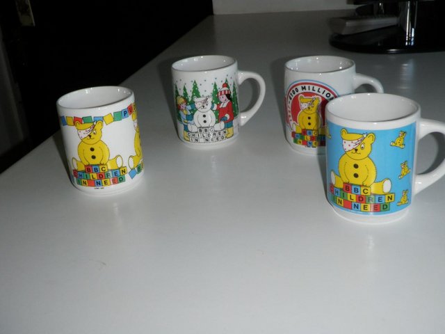 Preview of the first image of Set of 4 CHILDREN IN NEED MUGS.