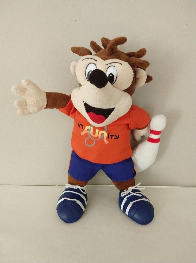 Preview of the first image of Infinity Bowler soft toy. IMMACULATE.