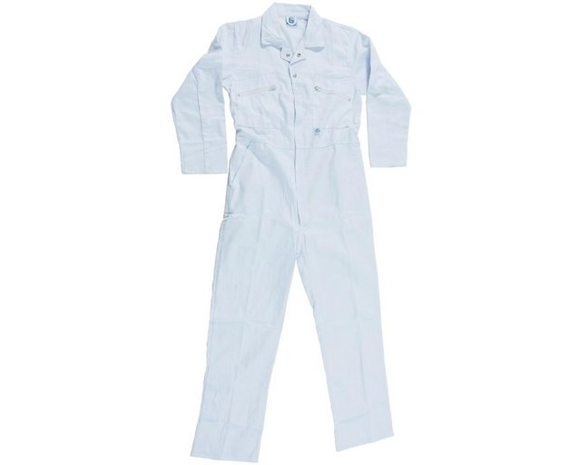 Preview of the first image of Blue Castle Fort Zip Overalls (White).