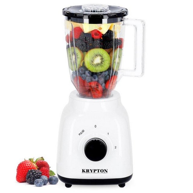 Preview of the first image of KRYPTON FOOD JUG BLENDER-2 SPEED-PULSE FUNCTION-WHITE-400W-.