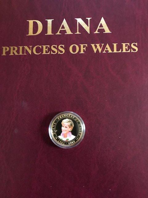 Preview of the first image of Diana, Princess of Wales - 1980 to 1997 & gold coin.