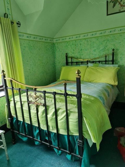 Preview of the first image of Attractive Victorian Iron and Brass Bed - Small Double.