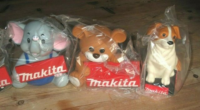 Image 2 of The Six Rare Makita Promo Money Boxes THE VERY RARE COMPLETE