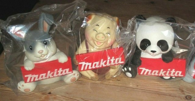 Image 3 of The Six Rare Makita Promo Money Boxes THE VERY RARE COMPLETE