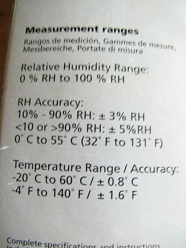 Image 4 of Amprobe TH-3 Humidity and Temperature Meter with Extended Pr