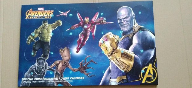 Preview of the first image of Marvel Avengers: Infinity War Official Commemorative Advent.