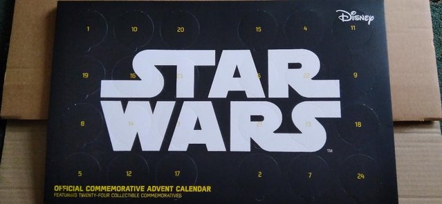 Image 2 of Star Wars Official Commemorative Coin Advent Calendar - New
