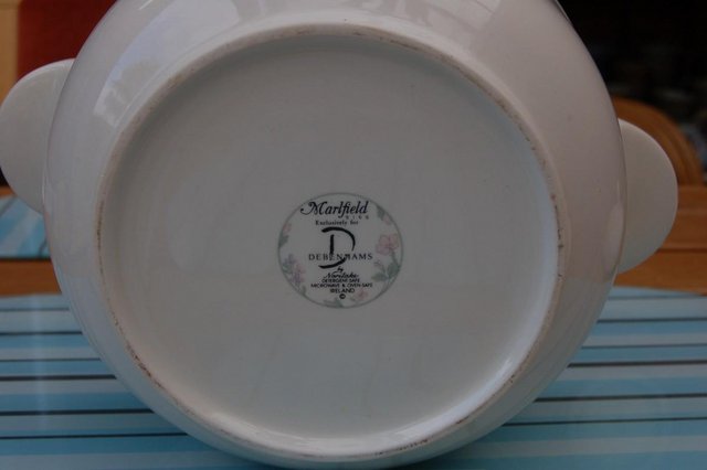 Image 8 of Debenhams Noritake Marlfield T-pot, Jug & Veg Dish, Pristine
